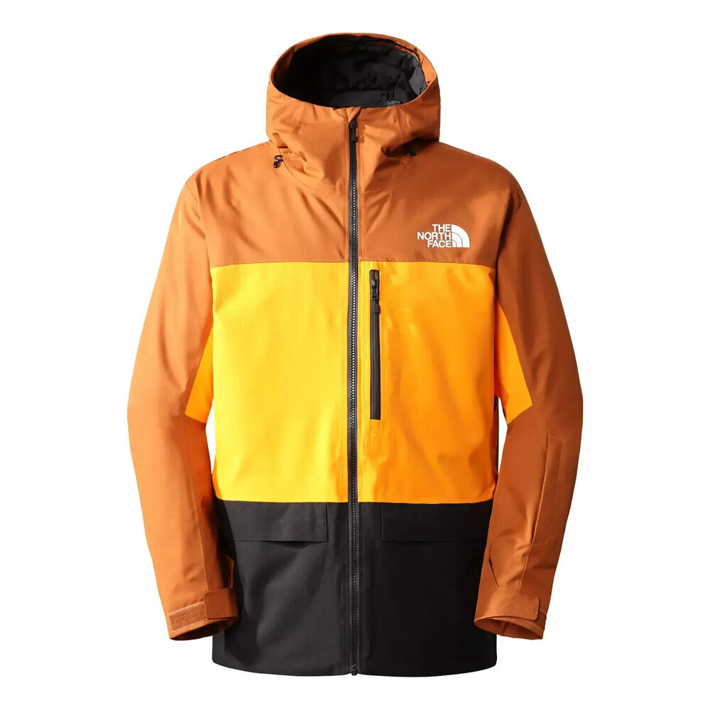 The North Face Jacket Men's Small Brown Waterproof Long Sleeve Hooded APP2062